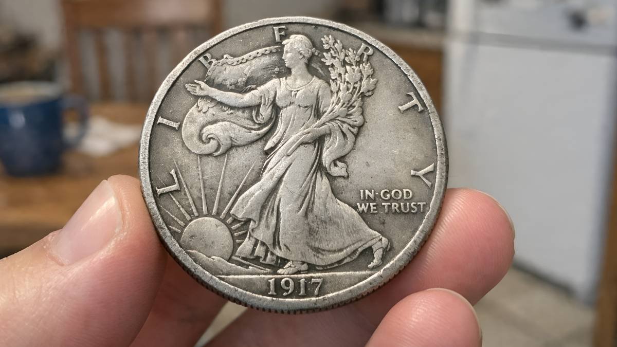 1917 Walking Liberty Half Dollar